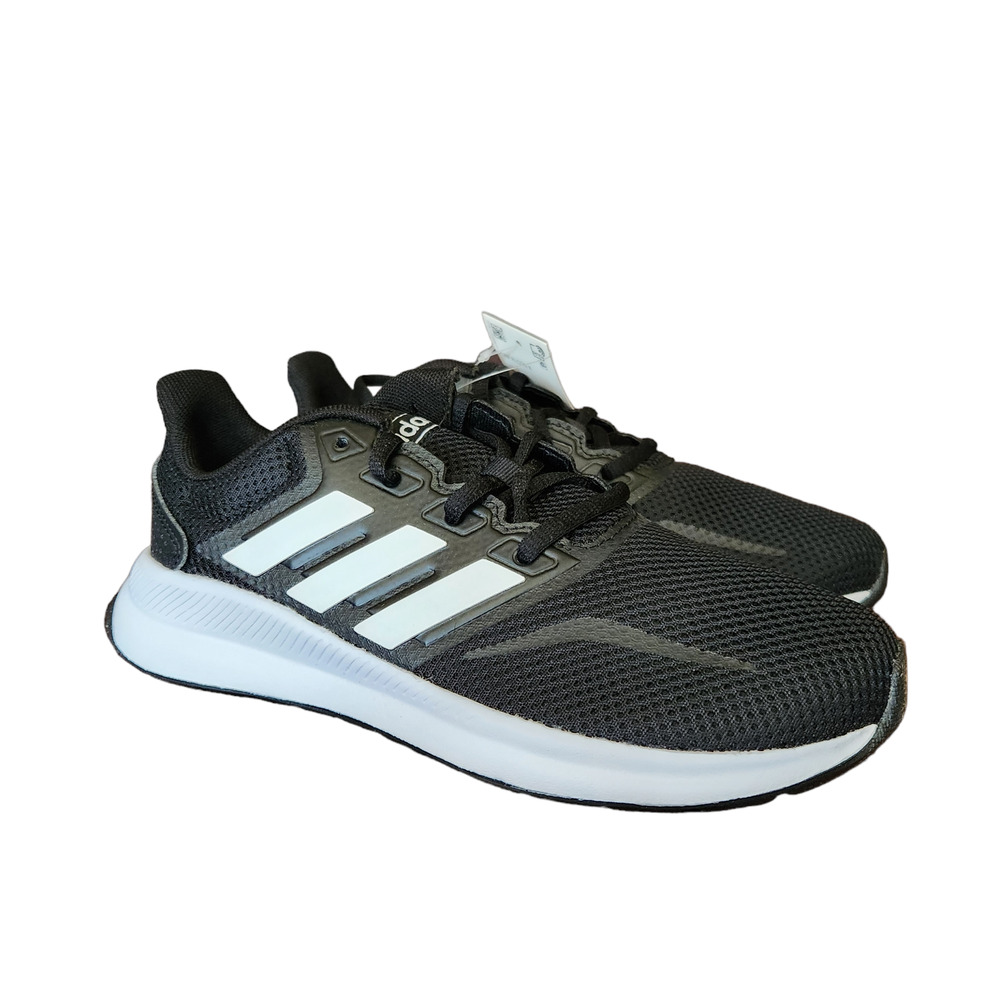 adidas K Runfalcon Black/White Running Shoes 5